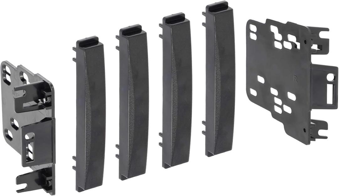 Metra Electronics 95-6511 Double-DIN Radio Installation Dash Kit Fits Select 2007-Up Chrysler Vehicles Black