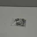 Litoexpe Antique Brass 1" Swivel Stem Ball Caster Wheel, Zinc Alloy Swivel Ball Caster for Furniture and Desk, Pack of 4