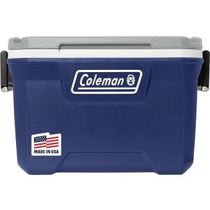 Coleman Classic Series Insulated Portable Cooler, Leak-Resistant Outdoor Hard Cooler Keeps Ice up to 5 Days, 52 Quart