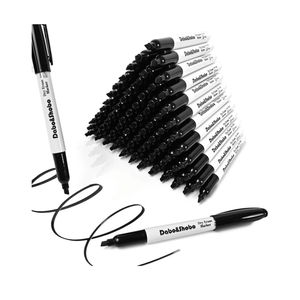 Dabo&Shobo Dry Erase Markers, (80 Count, Black,Chisel Tip) White Board Markers/Pens, Very Suitable for Writing on The School, Office, Home Dry Erase whiteboard Mirror Glass