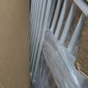 Lumizone Extra Tall Cat Gate 55.12" High Pressure Mounted Extra Wide 2025 New (17 Sizes) 1.37" Gap No Drilling Auto-Close One-Handed Operation Tall Pet Gate for Dogs(White, 46.65"-50.97"/118.5-129CM)