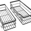 YWBL-WH Bathroom Wall Shelf Stylish Large Capacity Adhesive Shower Organizer for Bathroom Kitchen