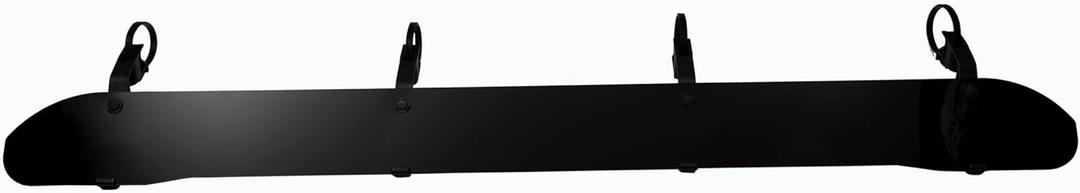 Universal Windshield Fairing for Roof Racks - 46 inch - Long Noise Reducer Wind Fairing - Fairing Aerodynamic Air Deflector Kit -(Windshield Made of Aluminium)