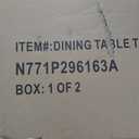 Merax 7-Piece Dining Set - 84'' Modern Rubberwood Table & 6 Tub Chairs, Minimalist Open-Back Design for Kitchen Dining Room, Easy Assembly, Beige+Light Natural