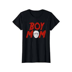 Mama's Boy Halloween Boy Mom T-Shirt S, Black