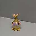 25ml Vintage Purple Butterfly Perfume Bottle Lady Essential Reusable Oil Bottle Decoration
