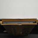 Pamray 32 Inch Small Computer Desk with Monitor Stand, Simple Office Desk with Headphone Hook for Small Spaces, Kids Study Writing Table for Bedroom, Black