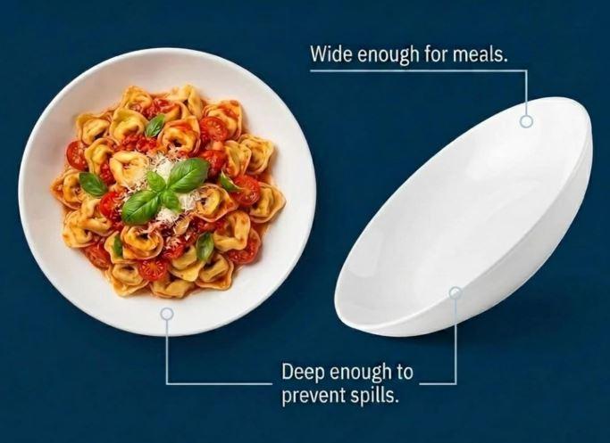 Corelle 2-Pc Versa Bowls for Pasta Salad and More, Service for 2, Durable and Eco-Friendly 30-Oz, Compact Stack Bowl Set, Microwave and Dishwasher Safe, White