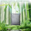 Activated Charcoal Odor Absorber, Odor Eliminator for Strong Odor,Bamboo Charcoal Air Purifying Bags for Home Car Closet Pet, Smoke Room Deodorizer (4 x 200g, Unscented)