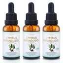 3 Pack Cyperus Rotundus Oil For Hair Removal, Cypress Rotundus Oil Reduces Unwanted Hair Growth, Moisturizing Soothing Cyperus Oils For Reducing Body Hair Growth, Suitable for All Skin Types