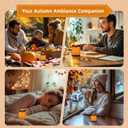 Fall & Christmas Candles, Soy Candles Set - 7Oz * 6 Pack, Holiday/Birthday/Christmas Gifts for Women & Men, Autumn Scents of Hello Fall/Spice Pumpkin/Apple Cider/Hot CocoaCinnamon & Cedar/Maple Latte