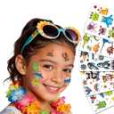 3 x Temporary Tattoos for Kids, 60 Pcs Cool Designs Fake Tattoos for Boys, Safe and Waterproof Temporary Tattoos Stickers, Best Choice for Birthday Parties, Gifts, School Reward Activities