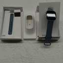 Fitbit Versa 4 Fitness Smartwatch with Daily Readiness, GPS, 24/7 Heart Rate, 40+ Exercise Modes, Sleep Tracking and more, Waterfall Blue/Platinum, One Size (S & L Bands Included)