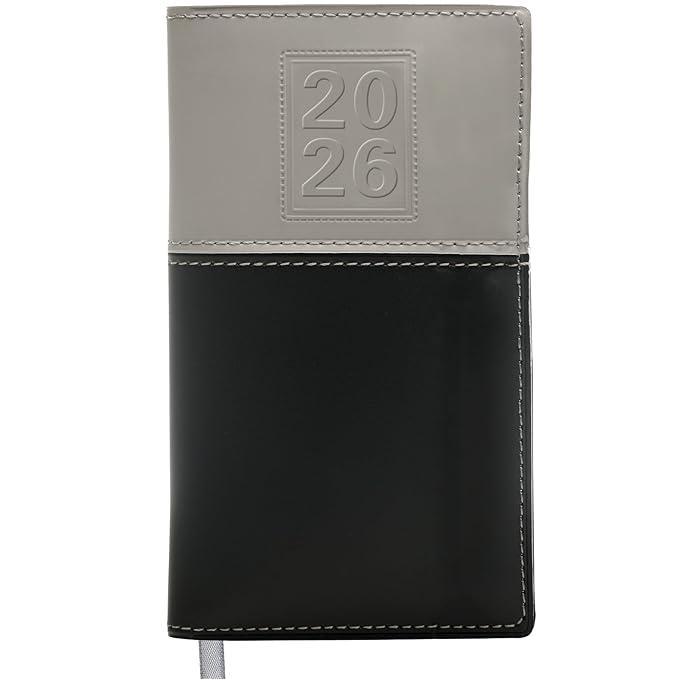 2026 Pocket Planner/Pocket Calendar, 3.5"x6": Includes 14 Months (November 2025 - December 2026) / 2026 Weekly Planner/Weekly Agenda/Monthly Calendar Organizer (Gray/Black)
