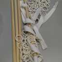 POVETIRE Headband Holder for Girls Baby Headband Organizer Head Bands Hair Accessories Display Organizer Wall Hanging Decor for Nursery Toddler Girl Room