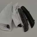 White LED Side Marker Lights Compatible with Dodge Charger 2015-2023, Front & Rear Bumper Smoked Lens Reflector Lamps Replace# 68214405AA 68214404AA 68214127AA, 4PCS