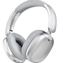 RORSOU C6 Active Noise Cancelling Headphones, Wireless Over Ear Bluetooth Headphones, 60H Playtime, Lightweight Folding Deep Bass Comfort Fit Ear Cups Headset with Mic for iPad/Travel/PC/Home Silver