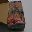 Artificial Fake Mums Flowers for Fall Outdoors Decor, 16 Bundles of Lifelike UV Resistant Orange Silk Daisies – Ideal for Porch, Garden, Yard, Planter, Halloween & Thanksgiving Autumn Decoration