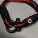 Paracord Bracelet for Men - Twisted Rope Bracelets for Men, Handmade Mens Bracelets Jewelry, Boyfriend Gifts Birthday, Pulseras Para Hombres, Men's Bracelet Gifts for Son, 3 Pack (8.5, Red)