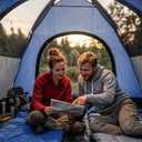 Tents for Camping 2-3 Person Tent Camping Tent with Rainfly Waterproof 2500MM, Easy Setup in 5 Mins, Ourtdoor Dome Tents Lightweight Backpacking Tent for Couples, Small Families, Festivals, Backyard