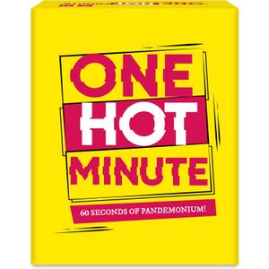 One Hot Minute - 60 Seconds of Pandemonium for Adults, Hilarious, Fast-paced, and Quick Thinking Card Game for Game Night, Parties, & Gatherings, 2-5 Players, Ages 18+