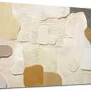 Tarfupth Large Abstract Neutral Wall Art for Living Room 20"x40" Beige and Brown Canvas Prints Minimalist Artwork for Bedroom Kitchen Home Office Decor Ready to Hang, 20L" x 40W"