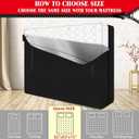 Mattress Bags for Moving and Storage, Zippered Mattress Storage Bag with 8 Strong Carrying Handles, Reusable Mattress Protector Cover Moving Supplies (Queen)