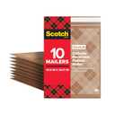Scotch Curbside Recyclable Padded Mailers, 1 Pack, 10.5 x 14.75 in, Similar impact protection to traditional bubble mailers (CR-5-1)