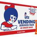 Utz Cheese Curls, Baked Cheddar – 1 oz. Bags (60 Count) – Made with Real Cheese, Crunchy Individual Snacks to Go, Cholesterol Free, TransFat Free, Gluten Free Snacks BB 3/202