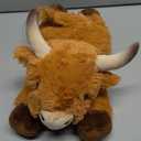 Cuckool Bull Stuffed Animals, Microwavable Stuffed Animals Adorable Fluffy Bull Plush for Warmth & Comfort, Heatable Coolable Lavender Scent Toys, Cute Soft Plushies Gift for Kids Boys Girls & Adults