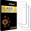 Ailun Screen Protector for iPhone 16e / iPhone 14 / iPhone 13 / iPhone 13 Pro [6.1 Inch] Display 2 Pack Tempered Glass, Case Friendly [Not for iPhone 16 6.1 Inch]