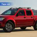 Window Visors Rain Guards Shield for 2005-2021 Nissan Frontier Crew Cab, Out-Channel Window Vent Wind Deflectors Visors Shades for 2009-2013 Suzuki Equator Crew Cab
