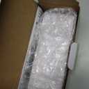 Peakeep Night Light Digital Alarm Clock Battery Operated with Indoor Temperature, Desk Small Clock, (White)