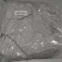 QINSEN Womens Elastic Waist Long Pants Thick Fleece Sweatpants for Winter Leisure Grey S