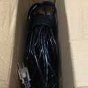 POWGRN 200 Ft 10AWG Black Outdoor Extension Cord Waterproof Heavy Duty 10 Gauge, 3 Prong Flexible Cold-Resistant Long Power Cord Outside with Lighted Indicator End, 15Amp 1875W SJTW ETL Listed