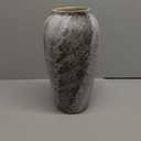 Denique Rustic Ceramic Tall Floor Vase, Vintage Farmhouse Decor, Large Terracotta Vases for Living Room Entryway Table Centerpiece Decor, Terracotta Pottery Clay(C-35cm)