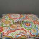 Set of 2 Outdoor Chair Cushions with Ties,Water Repellent Patio Chair Pads 17"x 16" for Outdoor Furniture,Round Corner Seat Cushions for Garden Yard Kitchen Pretty Paisley