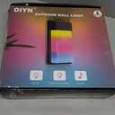 Outdoor Wall Light, Smart RGBICWW Porch Lights Outdoor, 1500LM Modern Wall Sconce with 30+ Scene Modes, Retome & APP Control, IP65 Waterproof Color-Changing DIY for Outdoor Decor, 2 Pack