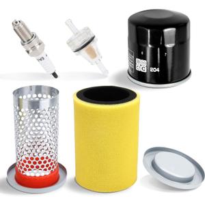 Air Filter and Guide Cage Cap Oil Filter Kit Compatible with Yamaha Grizzly 350 400 450 Bruin 350 450 Wolverine 350 450 Kodiak 400 Replaces 5UH-E4458-00-00