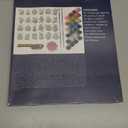 GloomGlo 24pcs Christmas Plaster Painting Kit for Kids  Non-Toxic DIY Ceramic Ornament Craft Set with Snowman/Gingerbread Man Christmas Tree Decorations(Christmas 1)