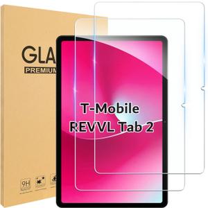 2Pack Screen Protector for T-Mobile REVVL Tab 2 Tablet 10.1 Inch 2025, 9H Hardness Tempered Glass for T-Mobile REVVL Tab 2 5G 10.1", Scratch-Resistant, HD Screen Protector