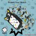 Sonix x Sanrio Apple Watch Cover | Bumper Case for Apple Watch | Protective Silicone Cover | Fits 38mm/40mm/41mm | Chococat - Black