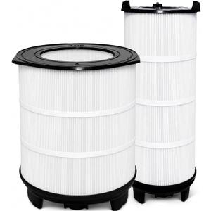 S8M500 Replacement Pool Filter Cartridges Inner & Outer Set – 500 Sq. Ft | Gptwht Advanced Trilobal Filter Media,Fits Sta-Rite System 3 Modular Media, Compatible with 25022-0225S, 170147, 170148