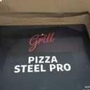 Pizza Steel PRO by Hans Grill | XL 1/4" Thick Square Conductive Metal Baking Steel for Oven and BBQ Cooking Pizzas | Bake and Grill Bread and Calzone with our Cast Iron Pizza Stone