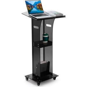 HODLBIT Upgraded Acrylic Podium Stand, Pulpits for Churches, 47.5inch Modern Lecterns & Podiums with Storage Shelf for Classroom, Weddings, Professional Presentation Podiums, Easy Assembly HODLBIT Upgraded Acrylic Podium Stand, Pulpits for Churches, 47.5inch Modern Lecterns & Podiums with Storage Shelf for Classroom, Weddings, Professional Presentation Podiums, Easy Assembly