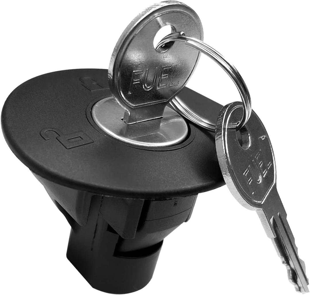 Locking Gas Cap Compatible with Ford F-150 F150 Explorer Escape Fusion Focus Edge Mustang Taurus Expedition, Lincoln MKS MKT MKX MKZ Navigator, Mercury Milan, More, 8U5Z-9C268-B Fuel Tank Cap