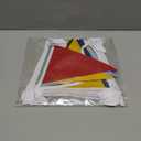 32Ft Wizard Party Decorations Red Green Blue Yellow Magical Triangle Flag Fabric Banner Pennant Garland Streamer for Wizard Birthday Magic Trianing Baby Shower Magical School Party Decor Supplies