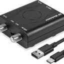 HDMI to RF Modulator, HDM61 VHF HDMI to RF Converter Adapter for TV NTSC Format Output, 1080P PLL Control for Home TV Game Console