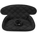 Babenest Car Seat Potty Protector Cover -Waterproof Carseat Training Liner for Baby &Toddler Shower Gift, Dry Piddle Pee Pad with Fun Designs for Strollers & Infant Car Seats (1pc Black)