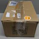 LIT-PaTH Outdoor Wall Lantern, Wall Sconce as Porch Lighting Fixture, E26 Base, Aluminum Housing Plus Glass, Water-Proof and Outdoor Rated, ETL Qualified, 1-Pack, Black